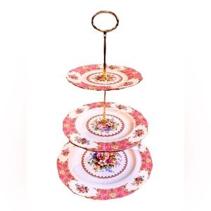 Royal Albert Lady Carlyle England Tiered Tray